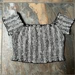 Show Me Your Mumu Truvy Smocked Top Highway Stripe Flux Women’s Size Medium Photo 5