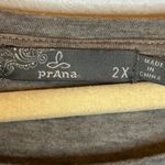 prAna  Shirt Women's Size 2X Athletic Casual Outdoor Gray Photo 2