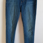 joe's jeans Joe’s Jeans Myra Dark Wash Blue Denim Skinny Jeans Womens 27 Raw Distressed Hem Photo 0