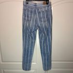 American Eagle American‎ Eagle Mom Jeans Retro Indigo Stripe High Waist Denim Women's 4 X-Long Photo 3