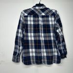 Woolrich Women’s XL Flannel Shirt Plaid Button Up Wool Blend Long Sleeve Casual Top Photo 6