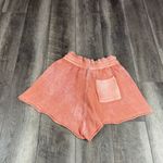 Free People Summertime Blues Coral Knit Shorts Photo 8