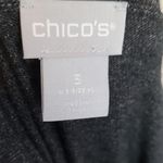 Chico's CHARCOAL GRAY STRETCH KNIT COWL NECK SWEATER DUAL LAYERED BLOUSE 3 XL Photo 10