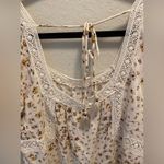 Lovestitch  Beatrice Floral Boho Lace Trim Short Sleeve Blouse Size S Photo 3