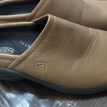 Keen  Cush Slip-On Clog Shoe Women 9 Leather Brown Non-Slip Photo 0