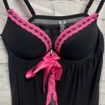 Sexy Lingerie Black w/ Pink lace Size Small Photo 4