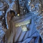 City Triangles  Navy Blue Lace Sequin Dress SIZE 13 Photo 2