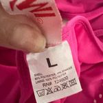 Ymi Pink One Piece Swimsuit Womens L Ruffle Backless Tie Halter Sexy Swim Beach Photo 4