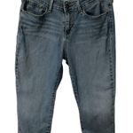 Denizen from Levi's  Women's Cropped Blue Denim Capri Stretch Jeans 5 Pocket Photo 0