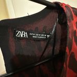 ZARA Red Cheetah Animal Print Cut Out Top NWOT Photo 9