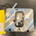 Marc Jacobs NWT  Paint Splatter Small Compact Wallet - Brown Rice Multi Photo 1