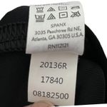 Spanx Faux Leather Moto Leggings Pants Black Women’s Size Medium Power Waistband Photo 8