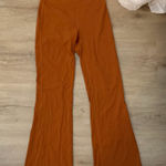 Lululemon Groove Super High Rise Flared Pant Nulu Size 4 Butternut Brown Photo 0