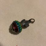 James Avery Retired  cactus art glass charm  Photo 2