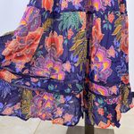 Johnny Was $598 NWT  Jade Silk Blend DAPHNE TEA Tiered Ruffles Midi DRESS Size S Photo 10