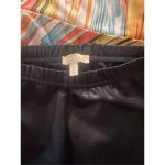 Gianni Bini Gianni‎ Bini Blue Faux Leather Leggings Size Medium Photo 3