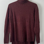 J.Crew  Red Wool Blend Turtleneck Sweater  Photo 0