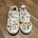 Roxy Floral Canvas Sneakers Size 9 1/2 Photo 0