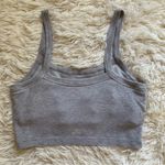 Alo Yoga Ribbed Crop Whisper Bra Tank Top Photo 3