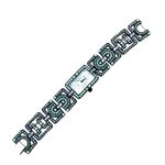 **HEIDI DAUS Green & Lavender Crystal Bracelet Watch – Model B7730 Photo 10