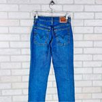 Levi's Classic Blue Wedgie Straight Button fly Jeans Size 27 Photo 4