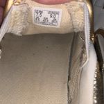 Vans  gold and cream leather slip on leather sneakers men 7.5 and woman 9 Photo 5