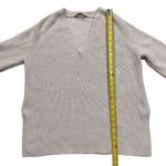 Athleta  Switchback Pullover V-Neck Sweater Ivory Long Sleeve Women’s Size XS Photo 2