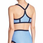 Marilyn Monroe NWT High Waisted Chambray Denim Applique Swimsuit Photo 2