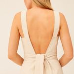 The Fifth Label  Jaime Linen Blend Midi Dress in Wheat Size Small NWT Photo 3