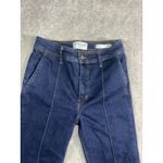 Derek Lam 10 crosby delilah high rise crop flare Size 26 Dark Front Seam Photo 3