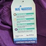 Life Threads Antimicrobial Purple Cargo Scrubs NWT Size Medium Petite Photo 9