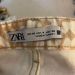 ZARA cheetah print Jean shorts Photo 2