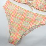 Billabong Pretty in Plaid Bikini Set Photo 5