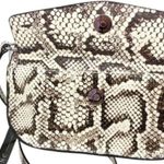 INC International Concepts Emmory Python Print Crossbody Purse Black Photo 9