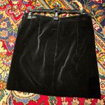 ZARA Black Velvet Mini Skirt Photo 2