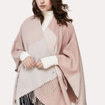 SOIA & KYO  Yadira Scarfigan Poncho Cape Light Pink One Size Photo 0
