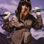 Free People NEW  FP Movement Lift Love Ski Jacket Gray Photo 10