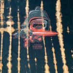 POP Tees • Star Wars The Force Awakens Custom Black T Shirt / One Of A Kind Piece ⚡️ Size L Photo 6