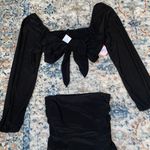 New! Women 2pc black skirt set size small Photo 2