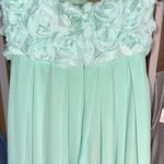 Boutique Strapless floral and satin prom dress XS Photo 4