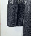 Alexis  Lucasta Black Lace Ruffled Ruched Steampunk Goth Cocktail Maxi Dress XS Photo 9