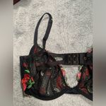 Victoria's Secret Victoria’s Secret very sexy low cut Demi bra cherry black 38D Photo 5