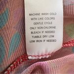 DR2 Daniel Rainn Mesh Floral Babydoll Top Sz. XS Orange Red Peplum Smocked Y2K Photo 11