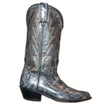 Durango  Women’s Marbled Leather Cowboy Boots Gray Size 8.5 D Photo 4