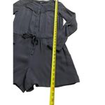 Loft 4-83  Women Size Small Gray Romper Long Sleeve NWT Photo 8