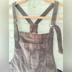 Aerie  oversized overalls, velvety feel. Size Medium in EUC. mocha colored Photo 6