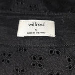 Wilfred  Aritzia Womens Black V Neck‎ Misha Dress Small Photo 3