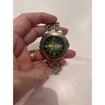 Used VGC BENRUS Green Dial Day Date Quartz Wristwatch Works great! New battery. Photo 2