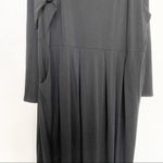 West Kei  Long Sleeve Knit Midi Dress Black Size 3X Photo 7