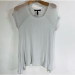 BCBGMAXAZRIA Pearl Jonas Mesh Sweater Medium Photo 4
